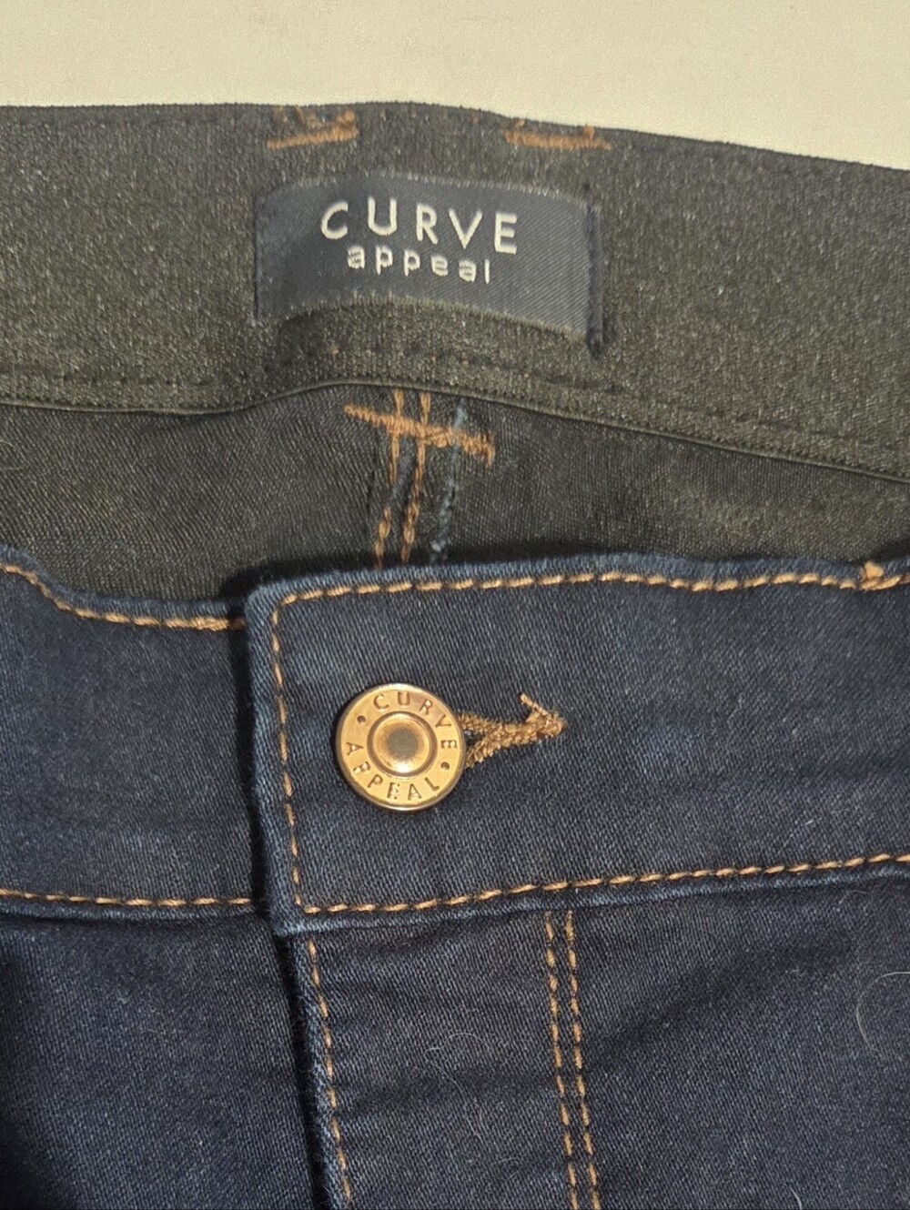 Curve Appeal NEW Size 16W Women's Dark Blue Skinny Jeans NEW